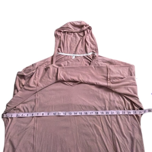 Free People Pink Hoodie Sweatshirt Size Medium - Picture 4 of 6